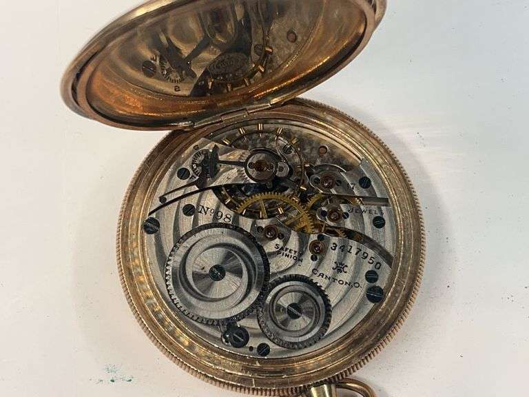 Hampden 17 Jewel Pocket Watch