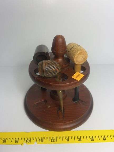 Pipe Stand with 3 Pipes