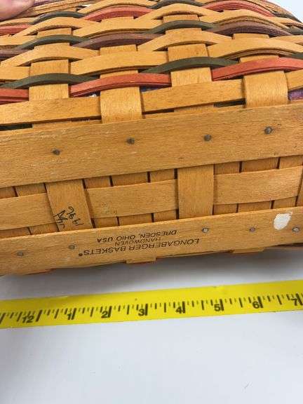 Longaberger Hope Basket, Sleigh Basket, Harvest Basket, Collectors Club Basket