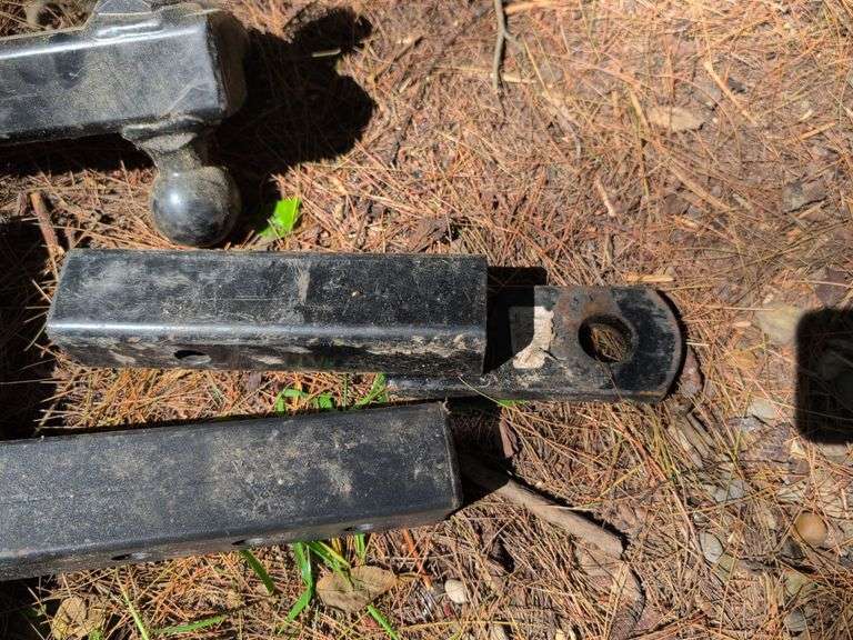 3-way ball hitch and (2) other hitches