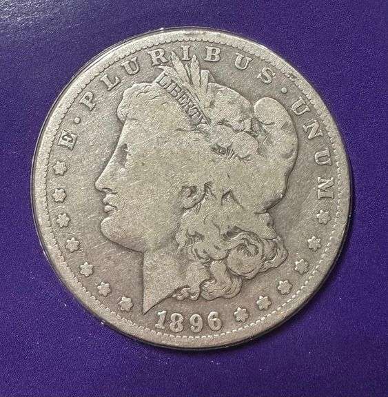 Lot of Two (2) Morgan Silver Dollars with Commemorative Cards & Stamps