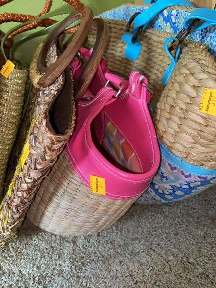 Assorted Woven Basket Purses