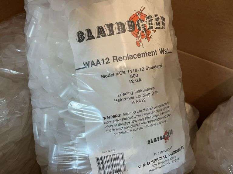 12 Gauge Wads, New