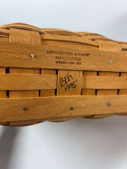 Longaberger Collectors Club Membership Charter Member Basket, Longaberger Father’s Day Caddy Basket,