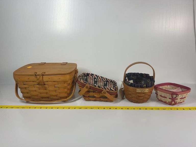 1492-1992 Longaberger Discovery Basket, Longaberger Horizon of Hope Basket, Longaberger All American
