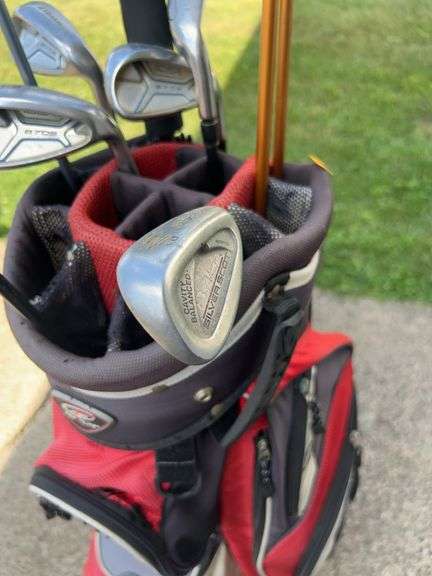 Top Flight Golf Bag and Clubs