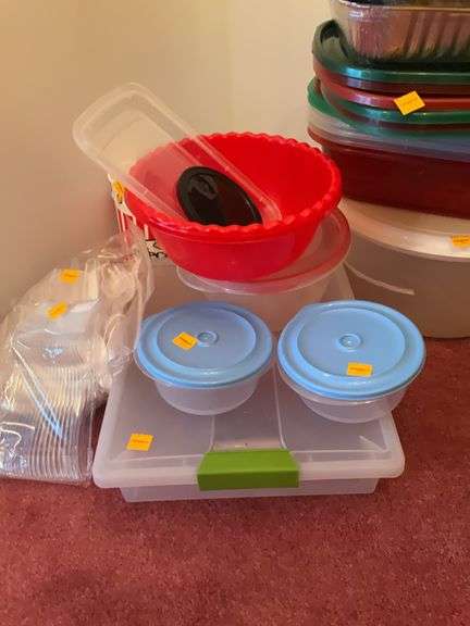 Plastic Food Storage Containers, Plastic Flatware, And More