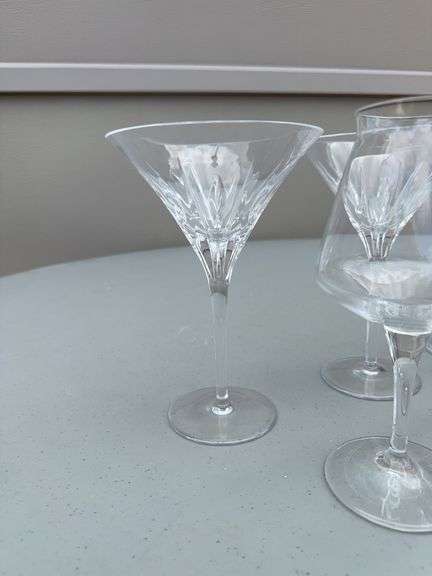 (12) Stemware and Martini Glasses
