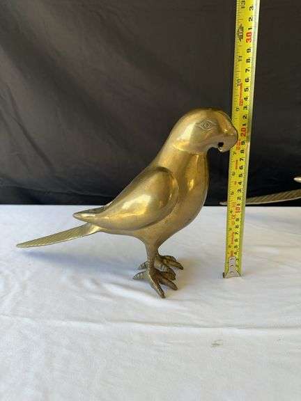 (2) Brass Birds