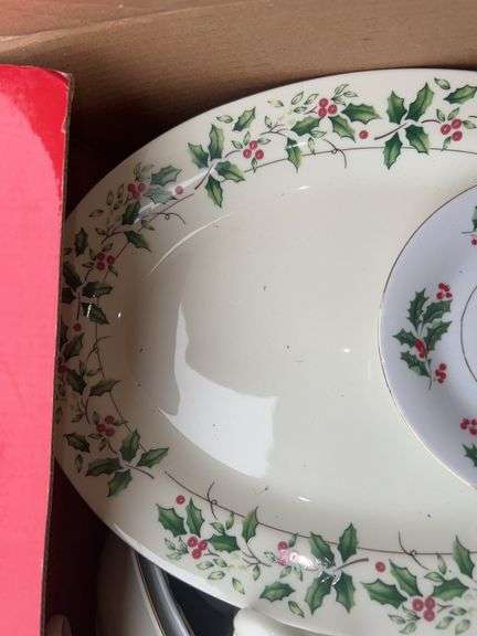 Celebrate the Season Holiday Traditions 45pc Dinnerware Set