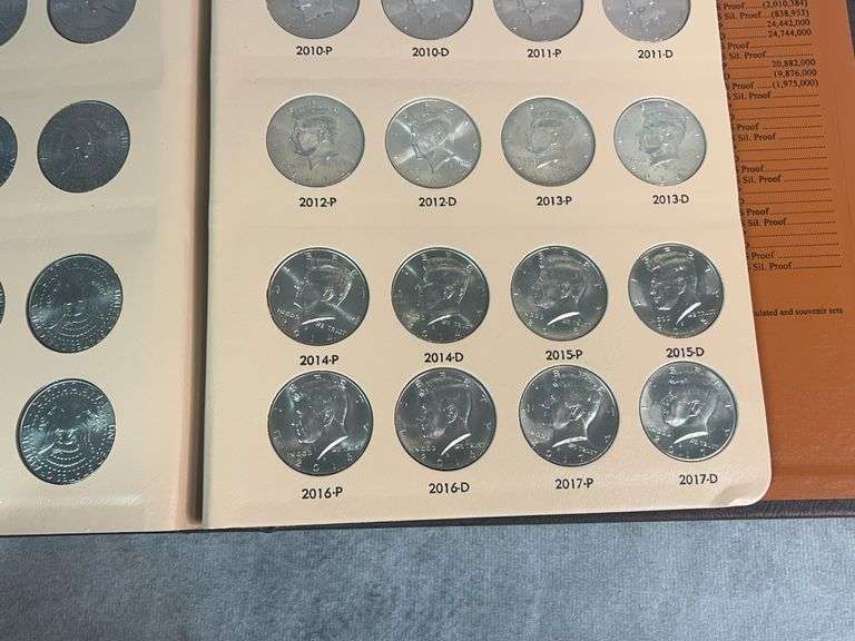 1964-2017 Kennedy Half Complete Set
