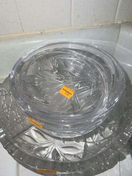 Assortment of Clear Glass Bowls
