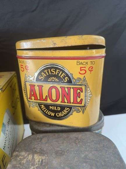Old Cigar and Tobacco Tins