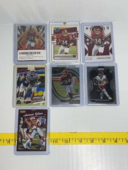 (7) Antonio Gibson Trading Cards