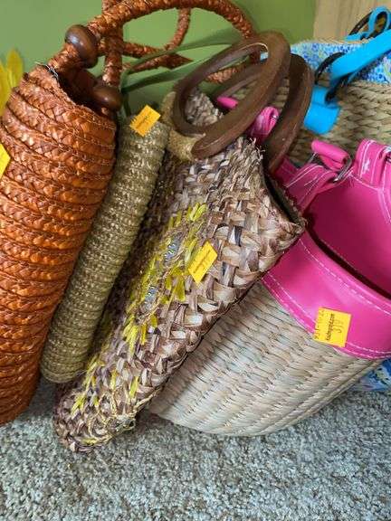 Assorted Woven Basket Purses