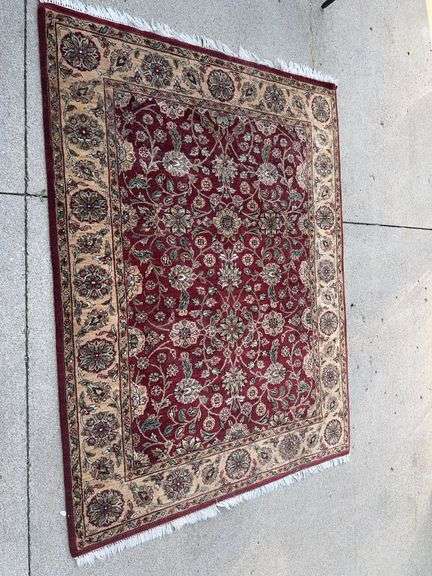 Red Patterned Carpet