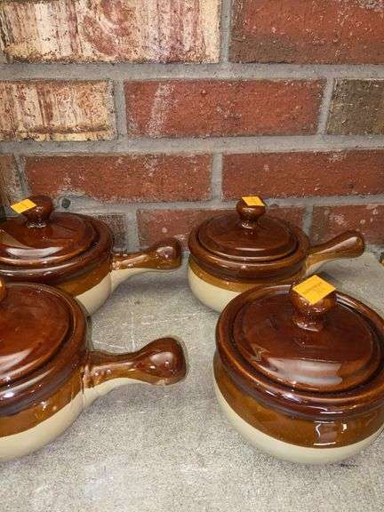 (4) Ceramic Soup Bowls