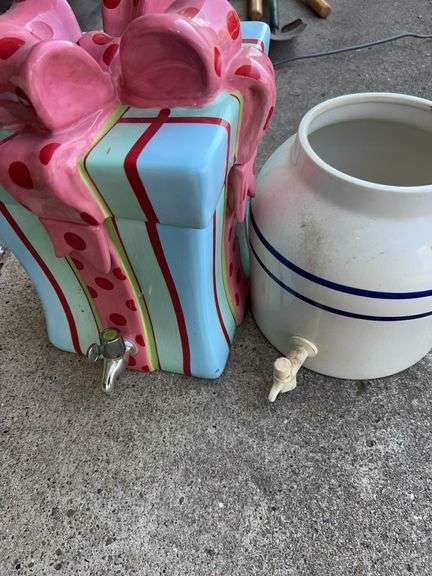 (2) Ceramic Drink Dispensers