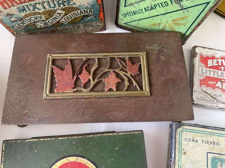 Old Cigar and Tobacco Tins