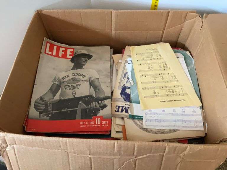 Vintage Life Magazines, Vintage Music Books