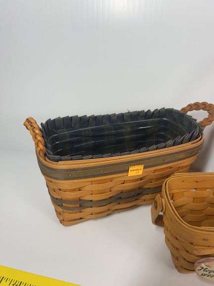 Longaberger Hope Basket, Sleigh Basket, Harvest Basket, Collectors Club Basket