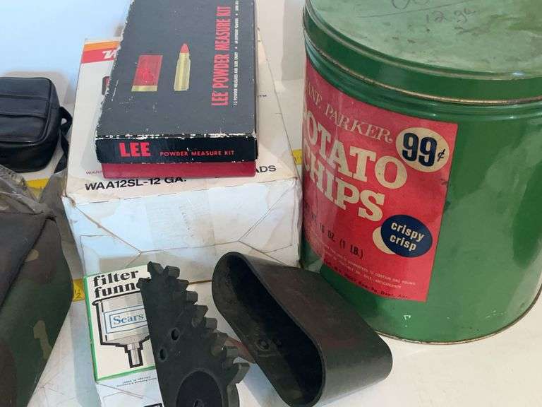 Binoculars, Tin, Wads, Etc.