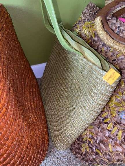 Assorted Woven Basket Purses