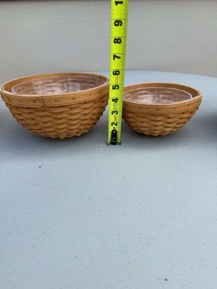 (4) Piece Longaberger Basket Set