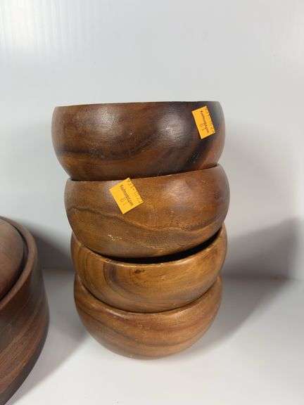 Assortment of Wooden Dishes