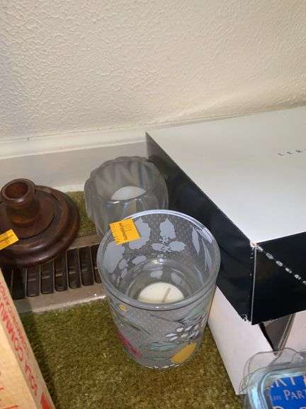 Assorted Candles/Wax/Candle Holders