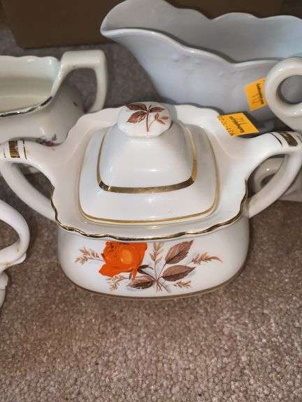 Assortment of Ironstone China, Homer Laughlin Cups