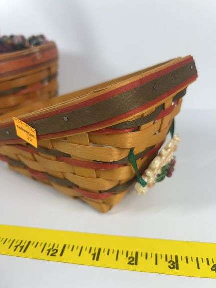 Longaberger Hope Basket, Sleigh Basket, Harvest Basket, Collectors Club Basket