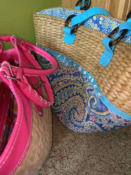 Assorted Woven Basket Purses