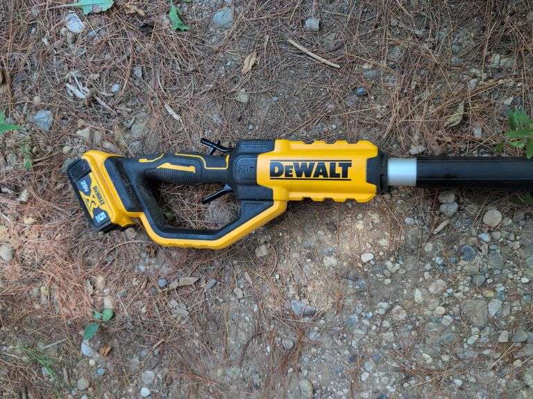 DeWalt brushless extended chain saw with battery