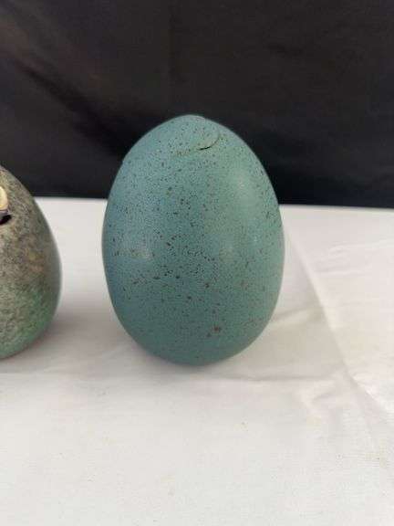 Ceramic and Porcelain Dragon Egg Decor