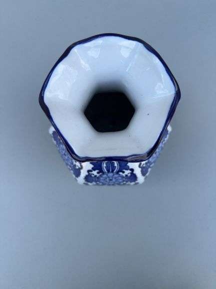 (3) Blue and White Spice Jars