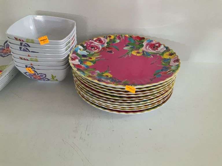 Longaberger Plates and Bowls, Pier 1 Plates