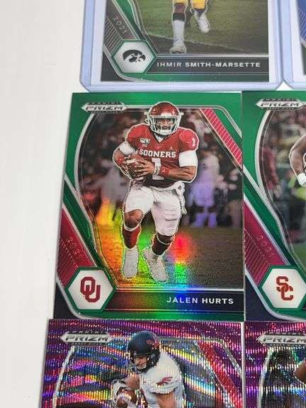 Assortment of College Football Trading Cards