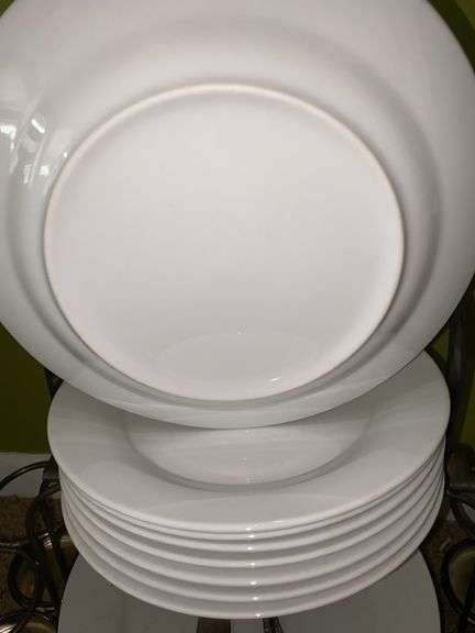 Silver Plated Dish and Silverware Holder, with Silver Plated Utensils and Plates