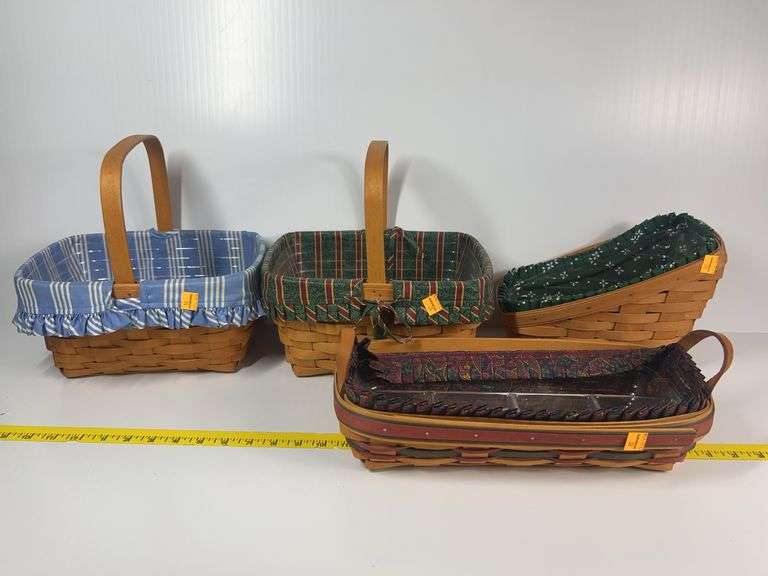 Longaberger Vegetable Basket, 3 Harvest Baskets