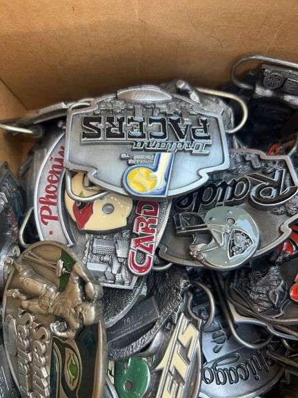 Large Assortment of Belt Buckles