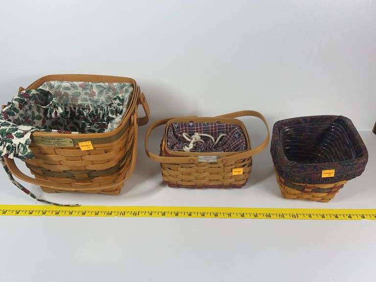 Longaberger Cranberry Basket, Fathers Day Basket, Woven Memories Basket