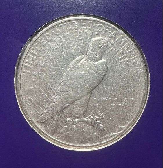 Lot of Two (2) Peace Silver Dollars with Commemorative Cards & Stamps