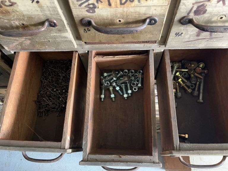 Wooden Storage Bin with Hardware