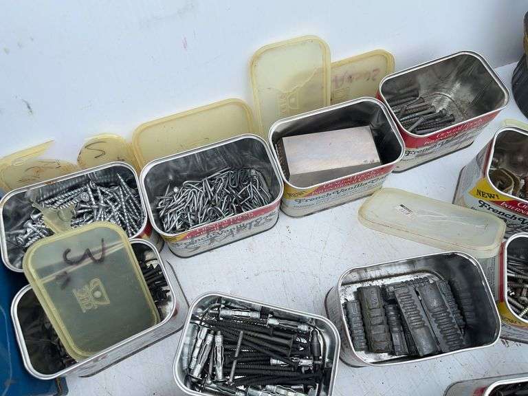 Organizers with Screws, Pipe Wrenches, Etc.