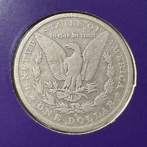 Lot of Two (2) Morgan Silver Dollars with Commemorative Cards & Stamps