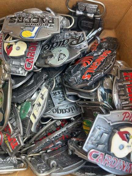 Large Assortment of Belt Buckles