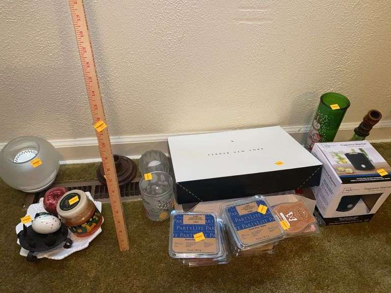 Assorted Candles/Wax/Candle Holders
