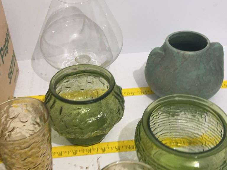Variety of Glassware, some Morgantown Glass