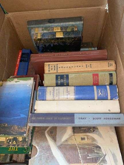 Large Box of Vintage Books